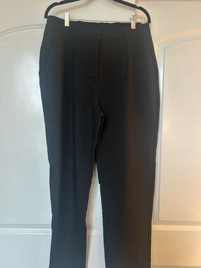 Old Navy Black Straight-Leg Dress Pants